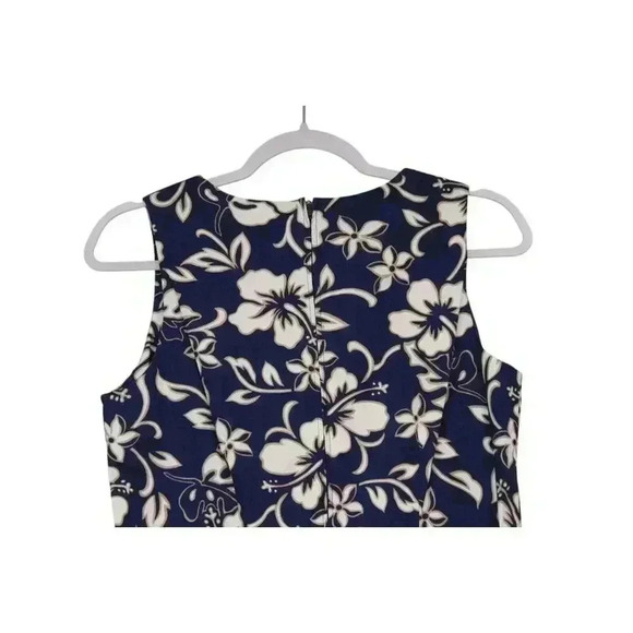 Vintage Hilo Hattie Dress Size 12 Hawaiian Floral 100% Cotton Travel Vacation - Picture 8 of 11